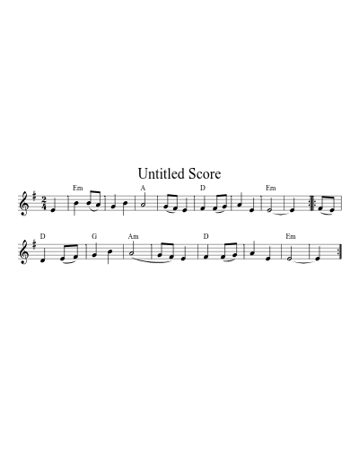 Andaman Palikari Dm Em 32 2 (Version 2) sheet music preview