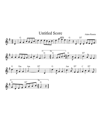 Andrews Dance2 (Version 2) sheet music preview