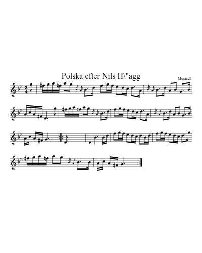 Polska efter Nils H\"agg