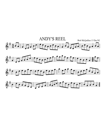 ANDY'S REEL (Version 2)