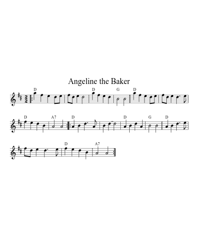 Angeline the Baker (Version 3)
