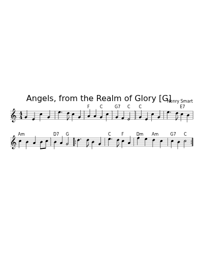 Angels, from the Realm of Glory   [G]