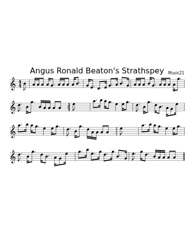 Angus Ronald Beaton's Strathspey