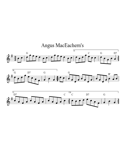 Angus MacEachern's (Version 2)