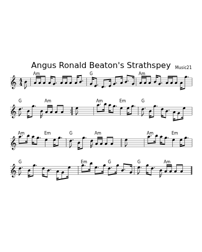 Angus Ronald Beaton's Strathspey (Version 3)