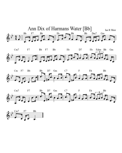 Ann Dix of Harmans Water   [Bb]