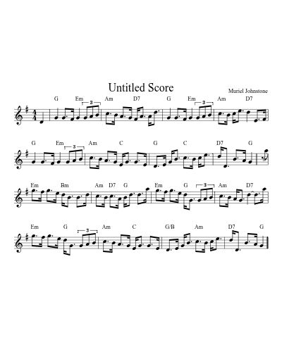 Anna Holdens Str3 sheet music preview