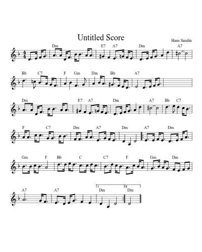 Anna Holdens Str3 (Version 2) sheet music preview