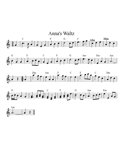 ANNA'S WALTZ (Version 3)