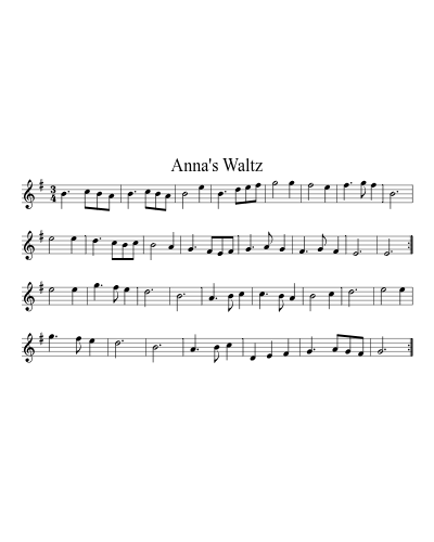 ANNA'S WALTZ (Version 4)