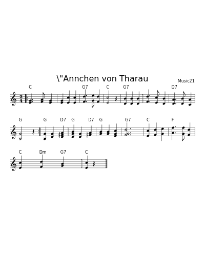 \"Annchen von Tharau (Version 2)