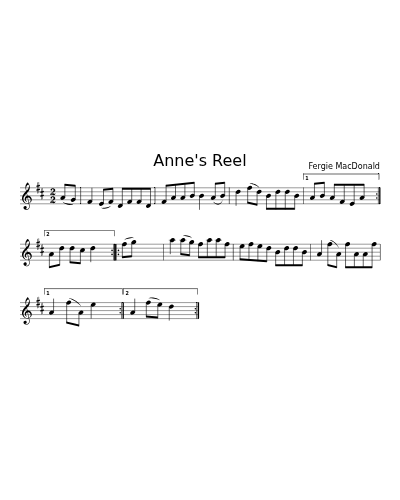 Anne's Reel