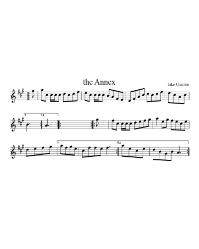 the Annex sheet music preview