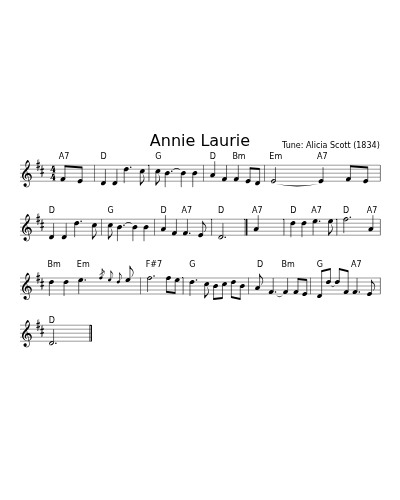 Annie Laurie (Version 2)