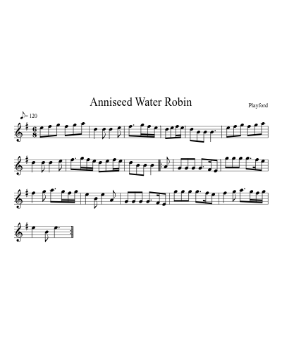 Anniseed Water Robin