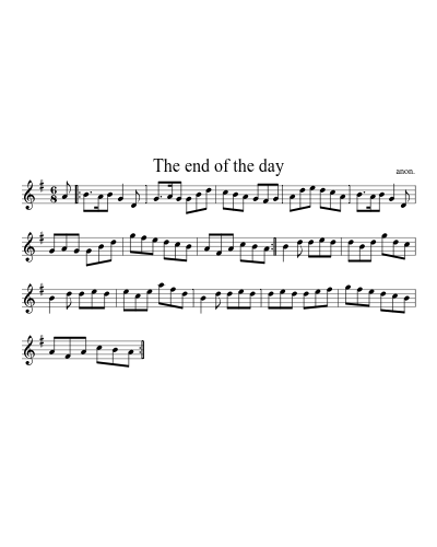 The end of the day preview