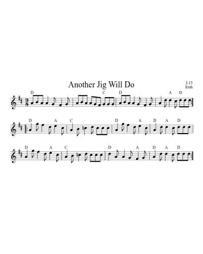 Another Jig Will Do (Version 6)