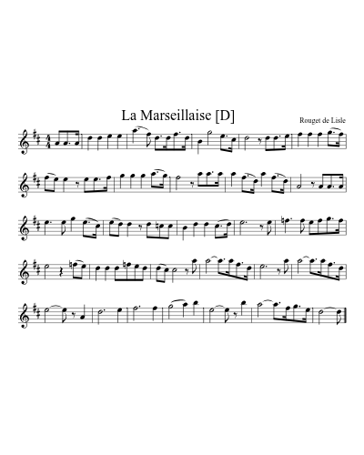 La Marseillaise   [D] preview