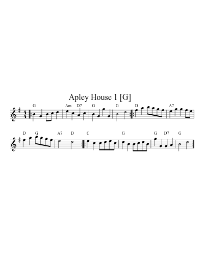 Apley House 1   [G] (Version 3)