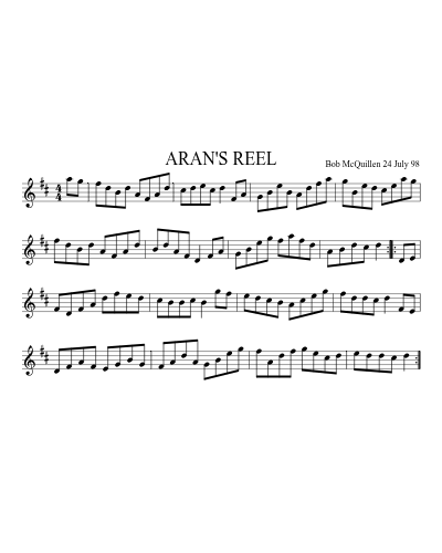 ARAN'S REEL (Version 2)