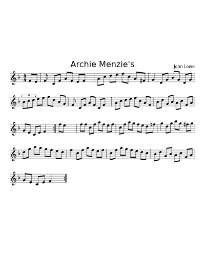 Archie Menzie's