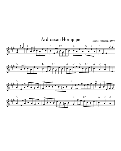 Ardrossan Hornpipe (Version 3)