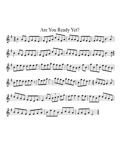 Are You Ready Yet? (Version 3)