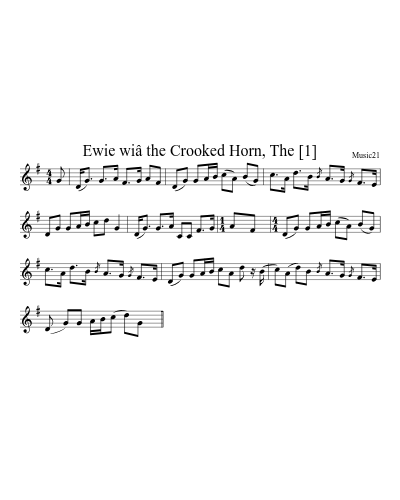 Ewie wiâ the Crooked Horn, The [1] preview