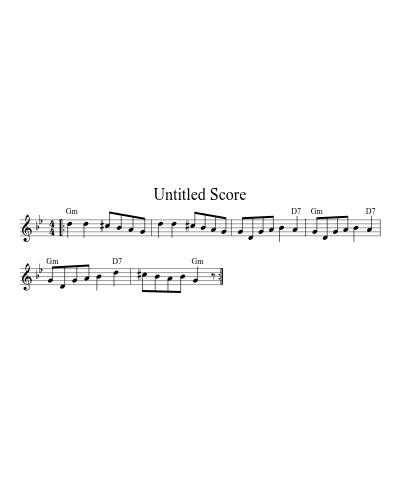 Arkan Gm Dm Am Em 12 1 sheet music preview