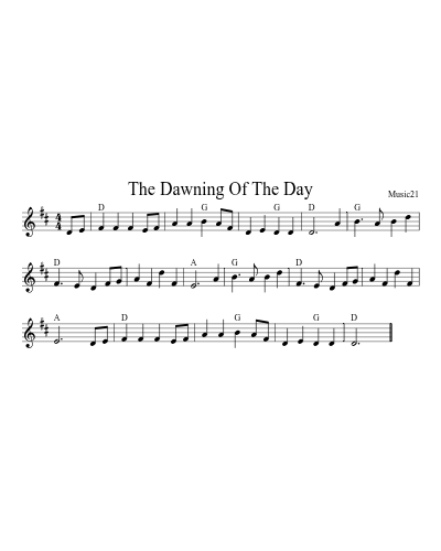 The Dawning Of The Day