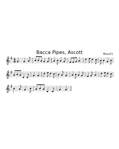 Bacca Pipes, Ascott