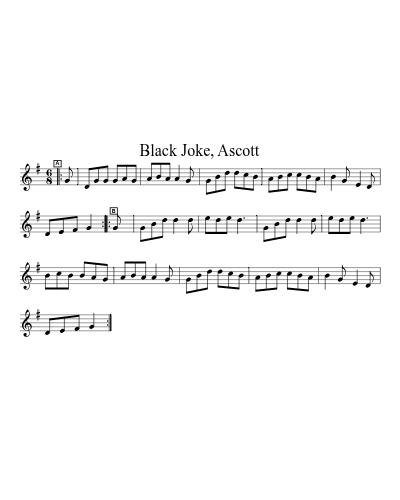 Black Joke, Ascott