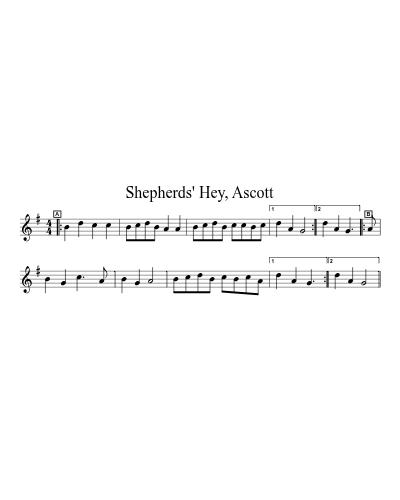 Shepherds' Hey, Ascott