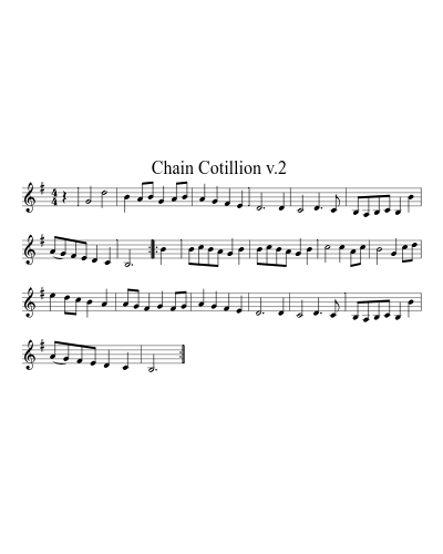 Chain Cotillion  v.2