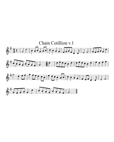 Chain Cotillion  v.1 (Ash Grove Standpiece 1)