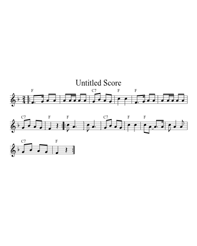 Asher Bara123 (Version 3) sheet music preview