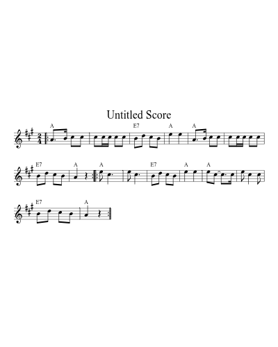 Asher Bara2 (Version 3) sheet music preview