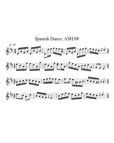 Spanish Dance. ASH.08