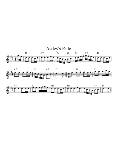 Astley's Ride (Version 2)