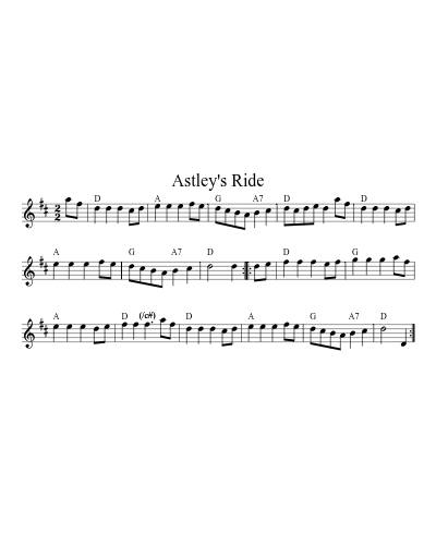 Astley's Ride (Version 3)