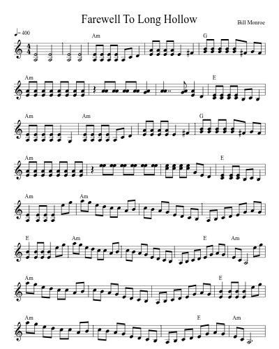 Farewell To Long Hollow preview