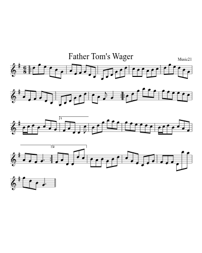 Father Tom's Wager preview