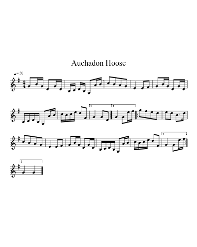 Auchadon Hoose preview