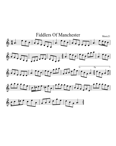 Fiddlers Of Manchester
