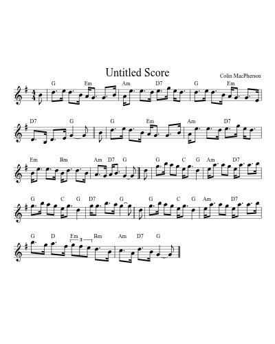 Auld Lang Syne Str (Version 2) sheet music preview