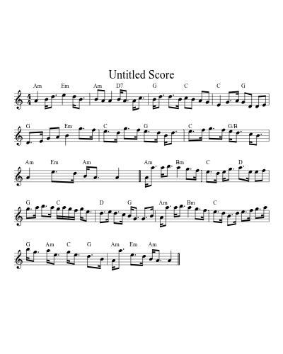 Auld Lang Syne Str (Version 3) sheet music preview
