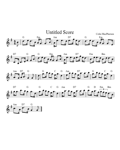 Auld Lang Syne Strathspey (Version 2) sheet music preview