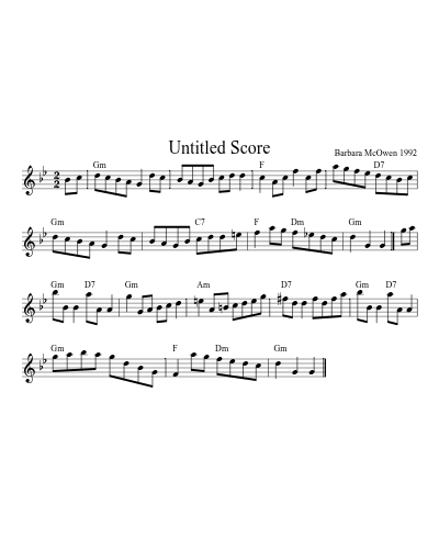 Auld Reekie Hornpipe (Version 5) sheet music preview