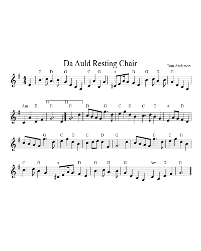 da Auld Resting Chair (Auldrestingchair Bh)