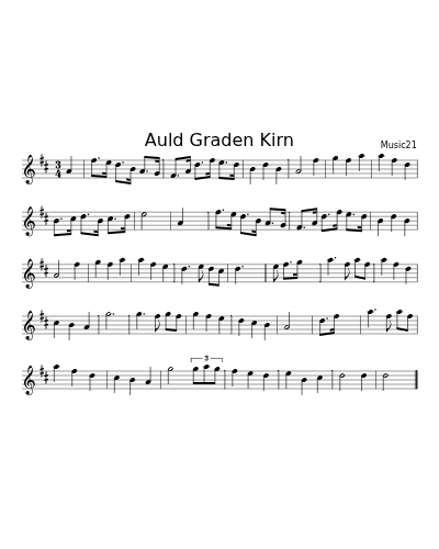 Auld Graden Kirn (Version 2)